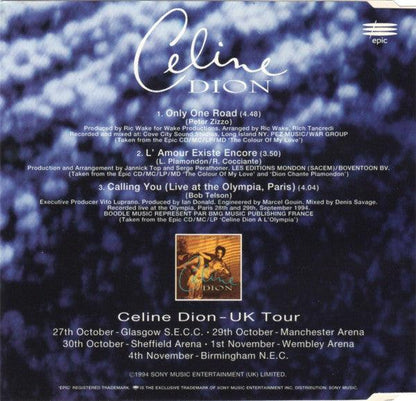 Céline Dion - Only One Road (CD, Single) - 75music