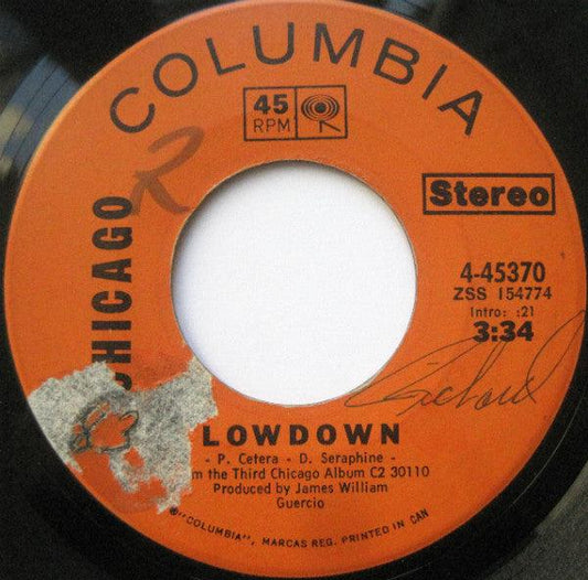 Chicago - Lowdown / Loneliness Is Just A Word (7") - 75music