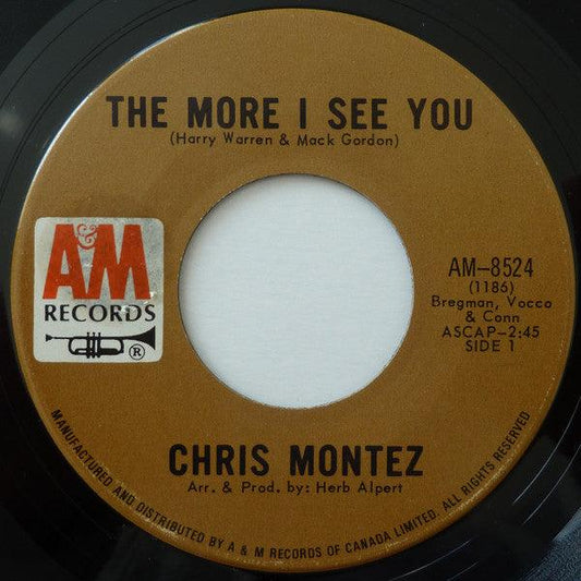 Chris Montez - The More I See You / There Will Never Be Another You (7") - 75music