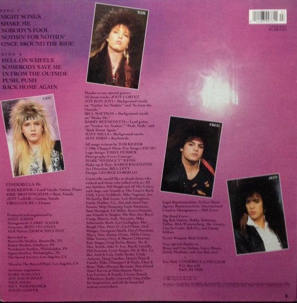 Cinderella - Night Songs (LP, Album, Bla) - 75music