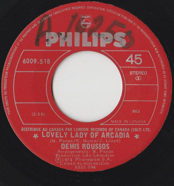 Demis Roussos - Lovely Lady Of Arcadia / Shadows (7", Single) - 75music