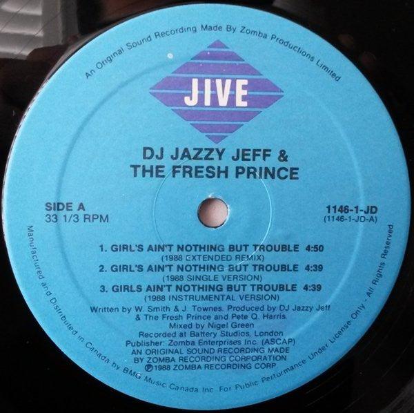 DJ Jazzy Jeff & The Fresh Prince - Girls Ain't Nothing But Trouble / Brand New Funk (12", Maxi) - 75music