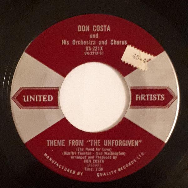 Don Costa's Orchestra And Chorus - Theme From "The Unforgiven" (7", Single) - 75music