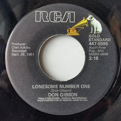 Don Gibson - Sea Of Heartbreak / Lonesome Number One (7", RE) - 75music