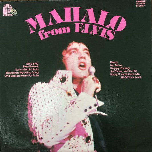 Elvis Presley - Mahalo From Elvis (LP, Comp) - 75music