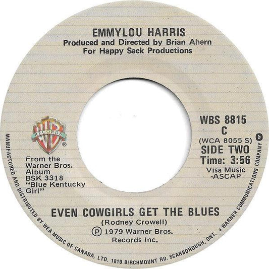 Emmylou Harris - Save The Last Dance For Me / Even Cowgirls Get The Blues (7", Single) - 75music