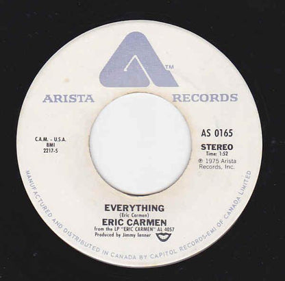 Eric Carmen - All By Myself / Everything (7", Single) - 75music