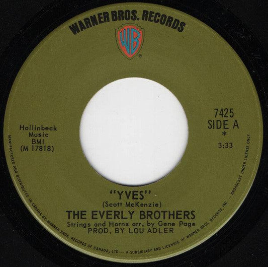Everly Brothers - Yves (7", Single) - 75music