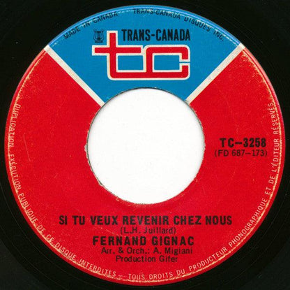 Fernand Gignac - Si Tu Veux Revenir Chez Nous / N'Hesite Pas (7") - 75music