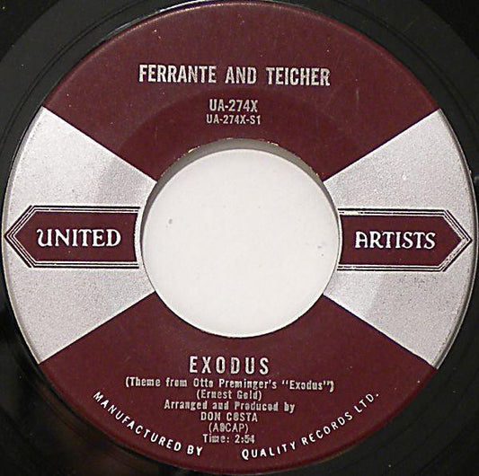 Ferrante & Teicher - Exodus / Twilight (7", Single) - 75music