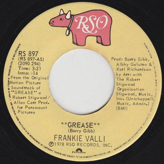 Frankie Valli / Gary Brown - Grease (7", Single) - 75music