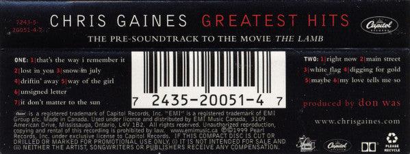 Garth Brooks - Chris Gaines Greatest Hits / Garth Brooks In The Life Of Chris Gaines (Cass, Album, Dol) - 75music