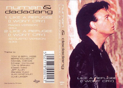 Gary Numan & Dadadang - Like A Refugee (I Won't Cry) (Cass, Single) - 75music
