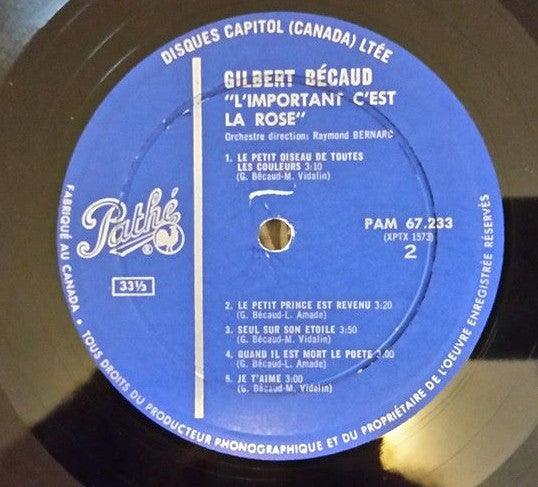 Gilbert Bécaud - L'Important C'est La Rose (LP, Comp, Mono) - 75music