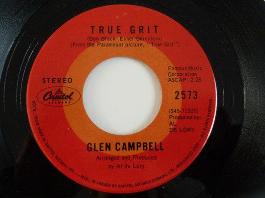 Glen Campbell - True Grit (7", Single) - 75music
