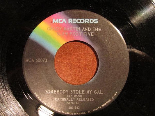 Grady Martin And The Slew Foot Five - Hot Lips / Somebody Stole My Gal (7") - 75music