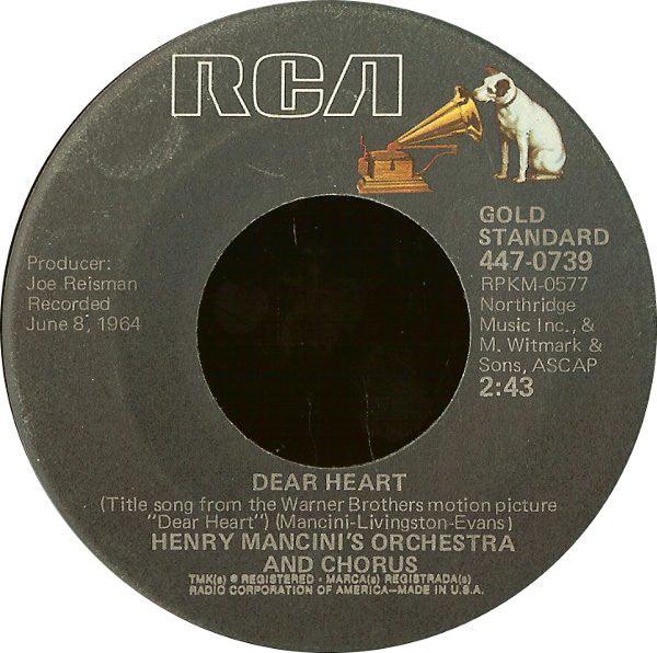 Henry Mancini And His Orchestra / Henry Mancini And His Orchestra And The Henry Mancini Chorus - The Pink Panther Theme / Dear Heart (7", Single, RE, Ind) - 75music