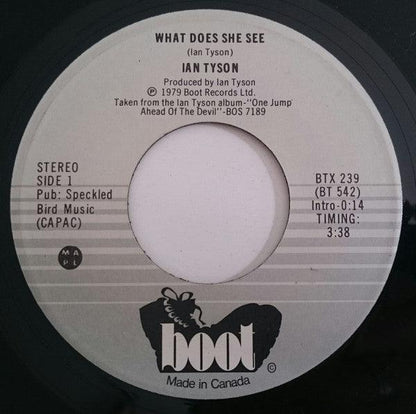 Ian Tyson - What Does She See / Beverly (7", Single) - 75music