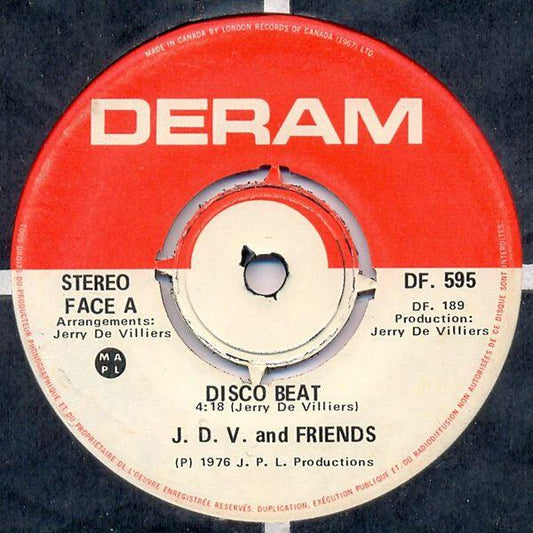 J.D.V. And Friends - Disco Beat (7", Single) - 75music