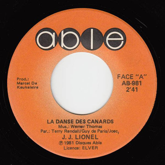 J.J. Lionel - La Danse Des Canards (7", Single) - 75music