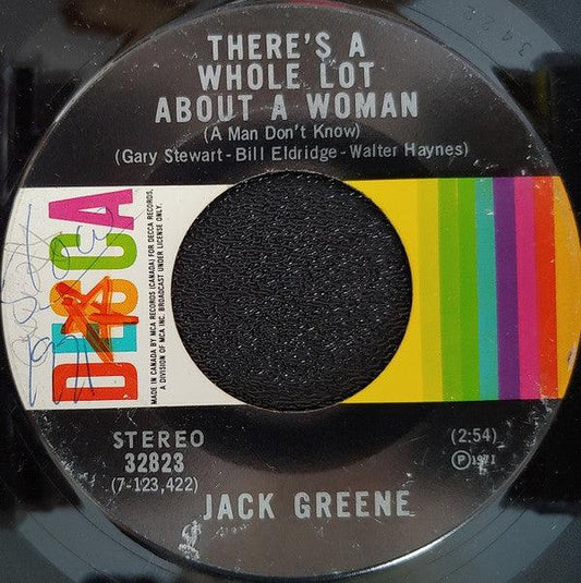 Jack Greene - There's A Whole Lot About A Woman / Makin' Up His Mind (7", Single) - 75music