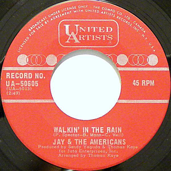 Jay & The Americans - Walkin' In The Rain (7", Single) - 75music