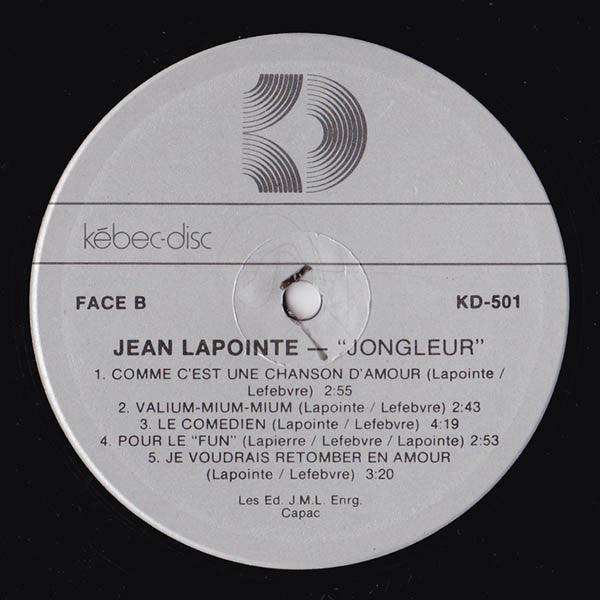 Jean Lapointe - Jongleur (LP) - 75music