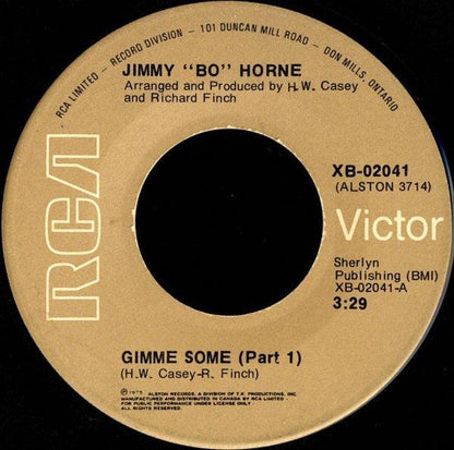 Jimmy "Bo" Horne - Gimme Some (7") - 75music