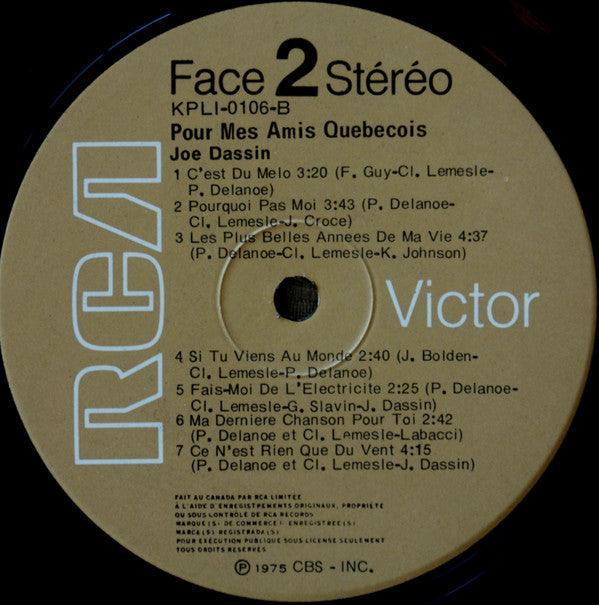 Joe Dassin - Pour Mes Amis Québécois (LP, Comp) - 75music