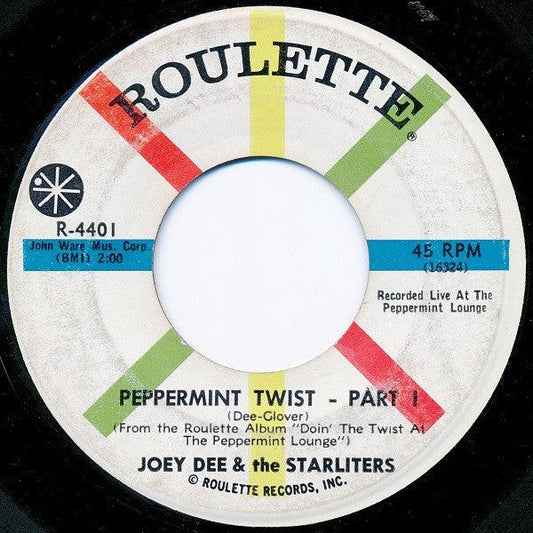 Joey Dee & The Starliters - Peppermint Twist (7", Single) - 75music