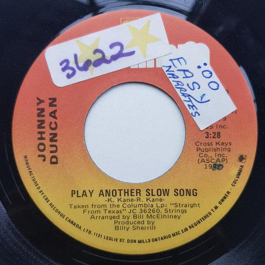 Johnny Duncan - Play Another Slow Song (7", Single) - 75music