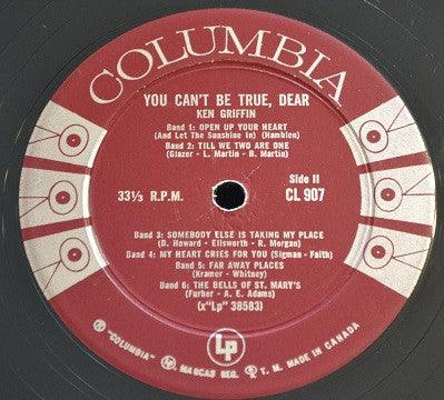 Ken Griffin - You Can't Be True, Dear (LP, Album, Mono) - 75music