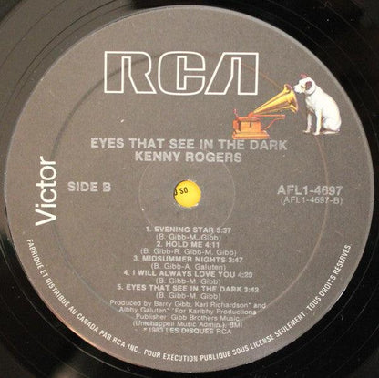 Kenny Rogers - Eyes That See In The Dark (LP, Album) - 75music