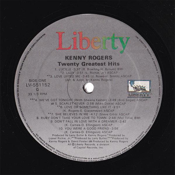 Kenny Rogers - Twenty Greatest Hits (LP, Comp, Club) - 75music