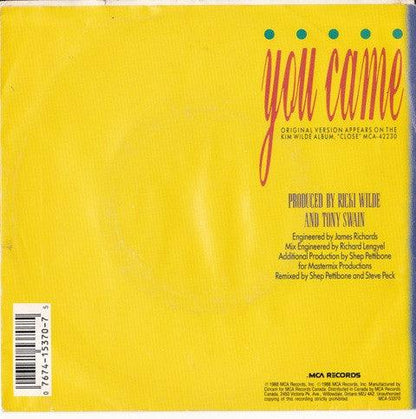 Kim Wilde - You Came (7", Single) - 75music