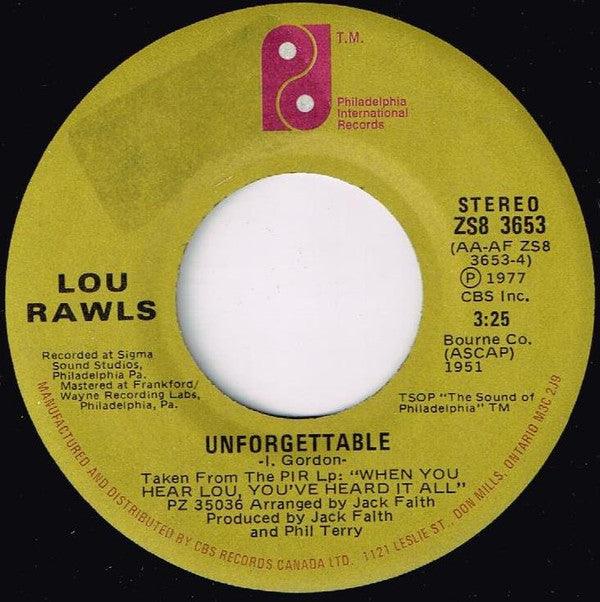 Lou Rawls - There Will Be Love / Unforgettable (7", Single) - 75music