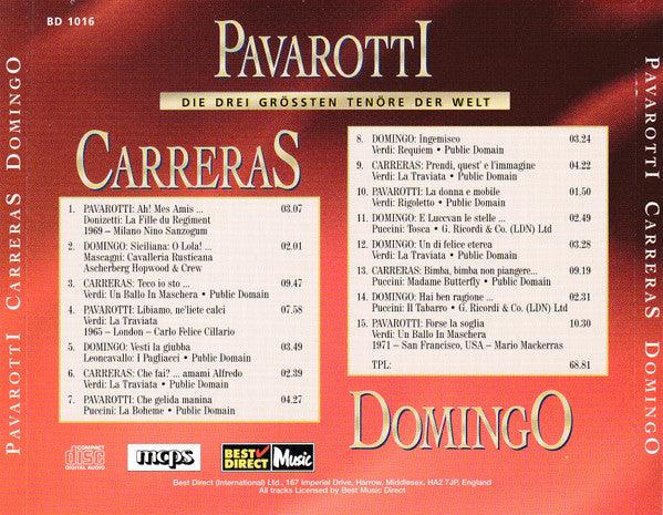 Luciano Pavarotti / José Carreras / Placido Domingo - Die Drei Grössten Tenöre Der Welt (CD, Comp, RE) - 75music