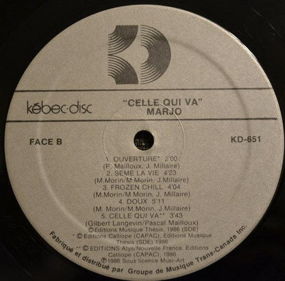 Marjo - Celle Qui Va (LP, Album) - 75music