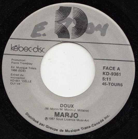 Marjo - Doux (7", Single) - 75music