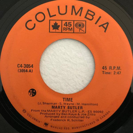 Marty Butler - Time (7", Single) - 75music