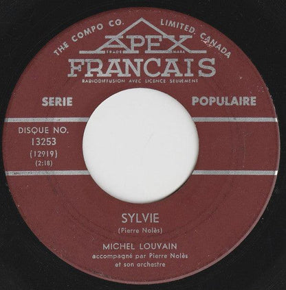 Michel Louvain - Sylvie / Toi Et Moi (7", Single, Mono) - 75music
