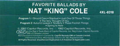 Nat King Cole - Favorite Ballads By Nat "King" Cole (Cass, Comp) - 75music