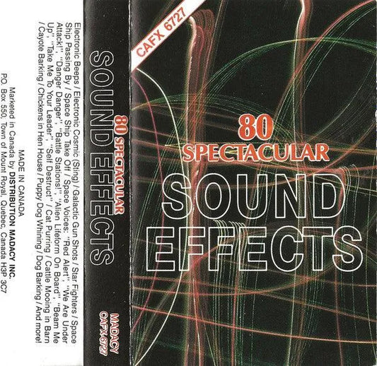 No Artist - 80 Spectacular Sound Effects (Cass, Dol) - 75music - Canada's Online Record Store