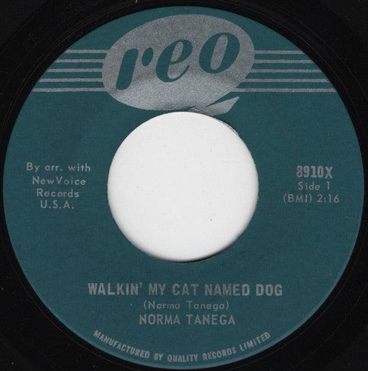 Norma Tanega - Walkin' My Cat Named Dog (7") - 75music