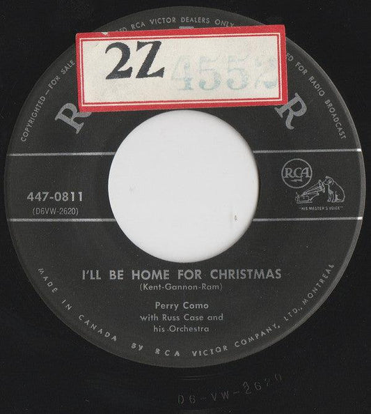 Perry Como - I'll Be Home For Christmas / That Christmas Feeling (7", Single) - 75music