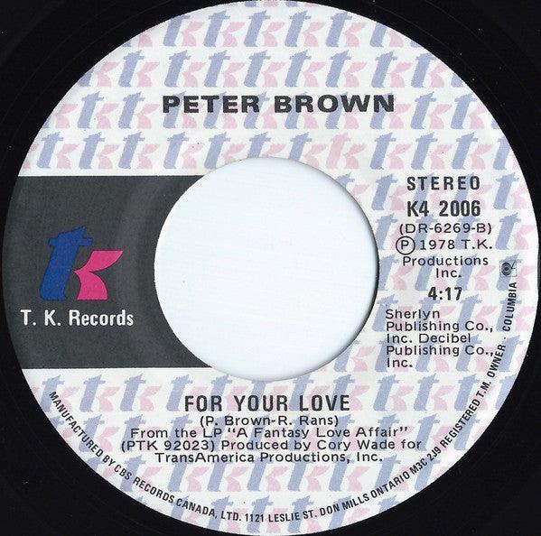 Peter Brown - Dance With Me (7", Single) - 75music
