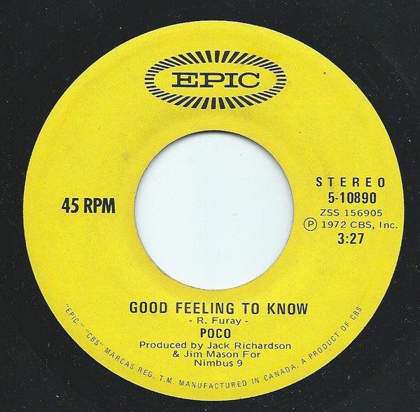 Poco - Good Feeling To Know (7", Single) - 75music