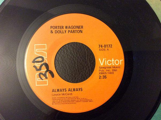Porter Wagoner And Dolly Parton - Always, Always (7", Single) - 75music