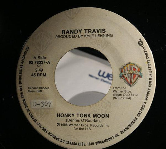 Randy Travis - Honky Tonk Moon (7") - 75music