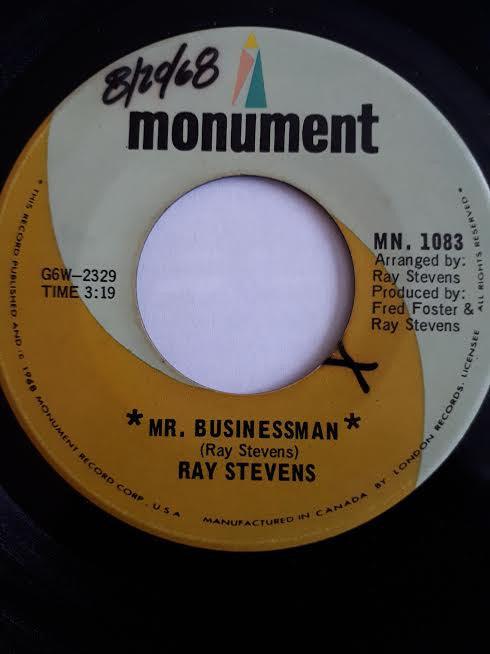 Ray Stevens - Mr. Businessman / Face The Music (7", Single) - 75music